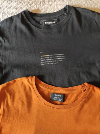 Bermuda Vaquera Koroshi talla M+ dos camisetas
