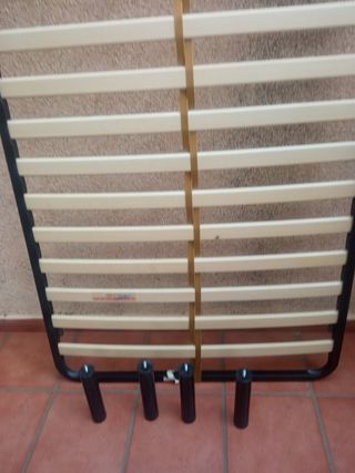 Somier metálico con patas