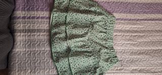 Falda Zara niña - verde estampada talla 11-12 años