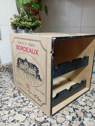 Botellero madera Domaine du Theron