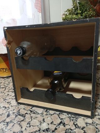 Botellero madera Domaine du Theron