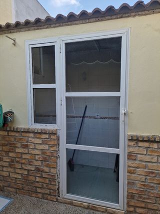 Puerta ventana PVC blanca