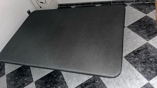 Base tapizada cama gris - 135cm por 200cm