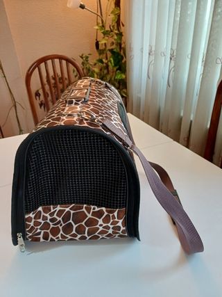 Transportín mascotas - marrón beige