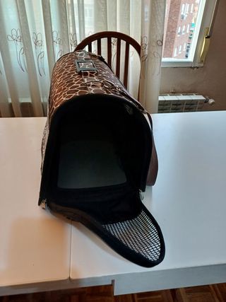 Transportín mascotas - marrón beige