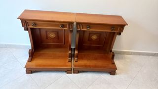 2 comodini/inginocchiatoi da camera  stile barocco