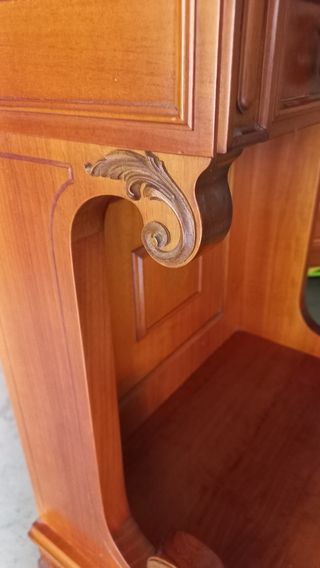 2 comodini/inginocchiatoi da camera  stile barocco