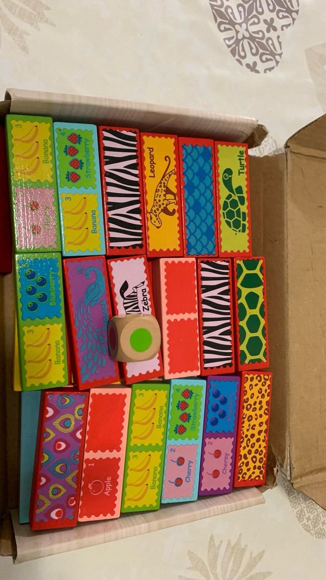 Bloques madera Mundo Diver 5 juegos