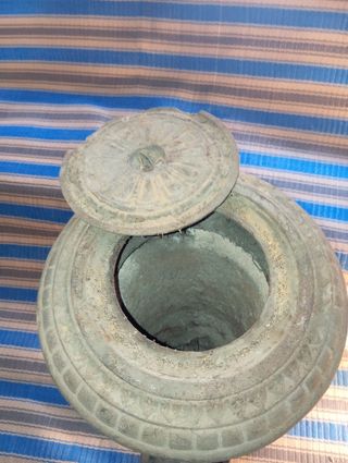 Estufa leña antigua