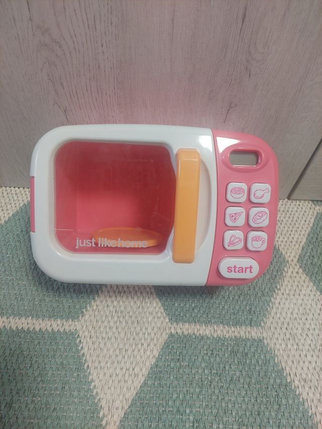 Juguete: Caja registradora y microondas