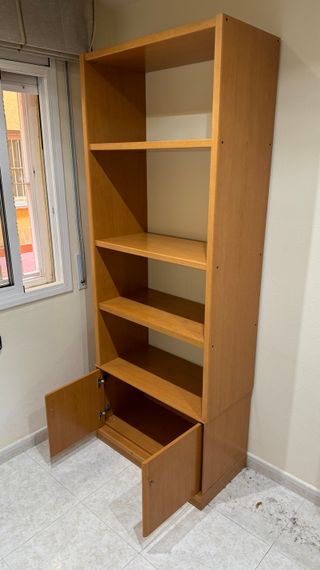 Estantería librería madera 4 baldas