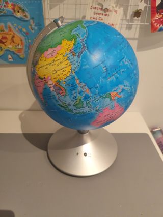Globo terráqueo infantil
