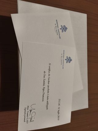 Zucchetto Papa Francesco