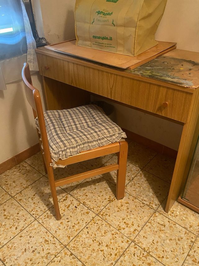 Cameretta completa legno anni 70