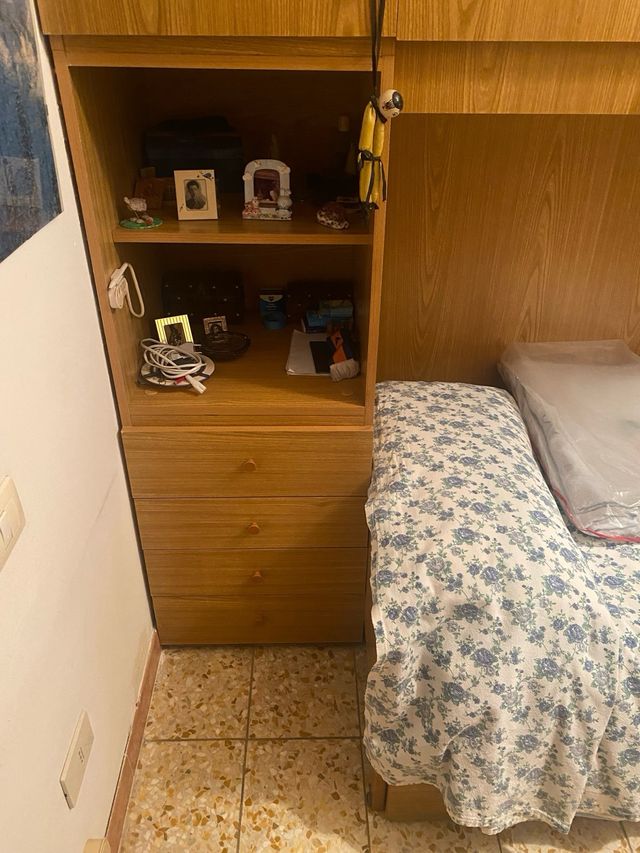 Cameretta completa legno anni 70