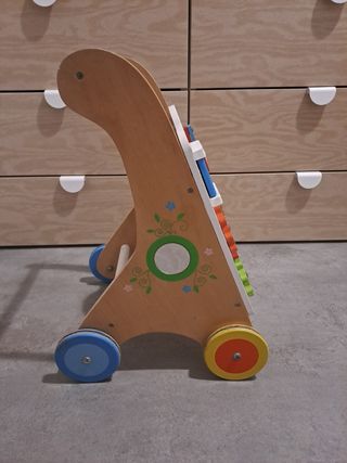 Correpasillos bebé madera