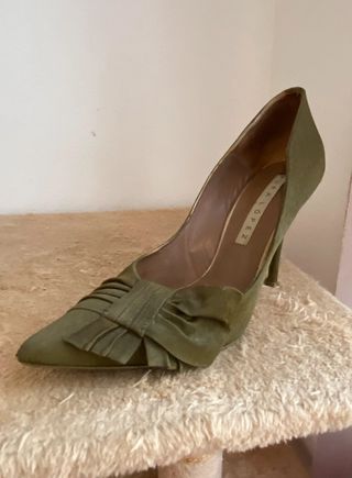 Tacones Pura Lopez - Verde Oliva