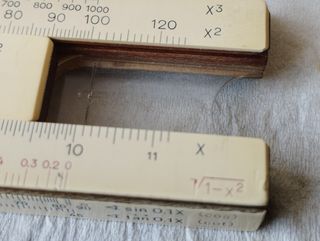 Regla de cálculo Faber-Castell antigua