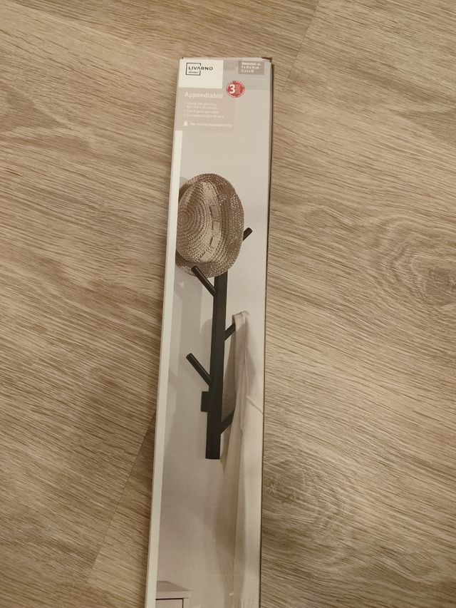 Perchero pared Livarno Home - Negro