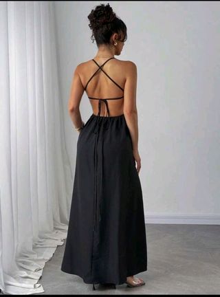 Vestido negro fiesta talla M sin estrenar.