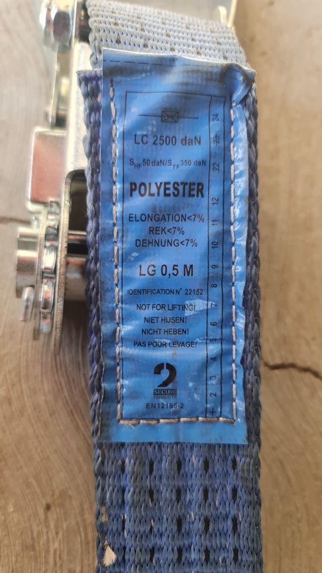 Cinghia cricchetto 2500 daN