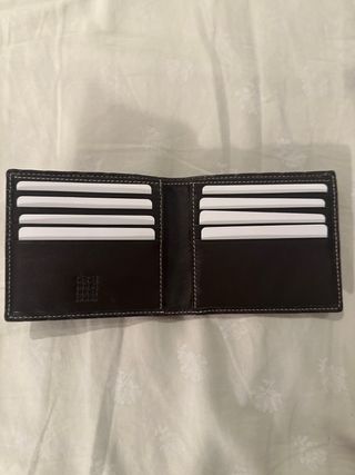 Cartera de hombre Carolina Herrera marrón. Nueva