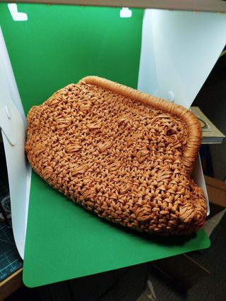 Bolso rafia caldera