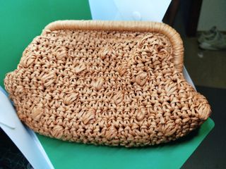 Bolso rafia caldera