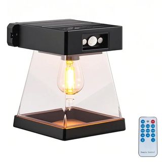 Farola solar exterior con sensor