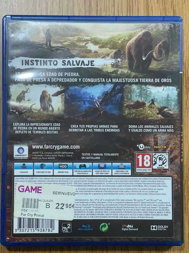 PS4 Far Cry Primal (Ubisoft)