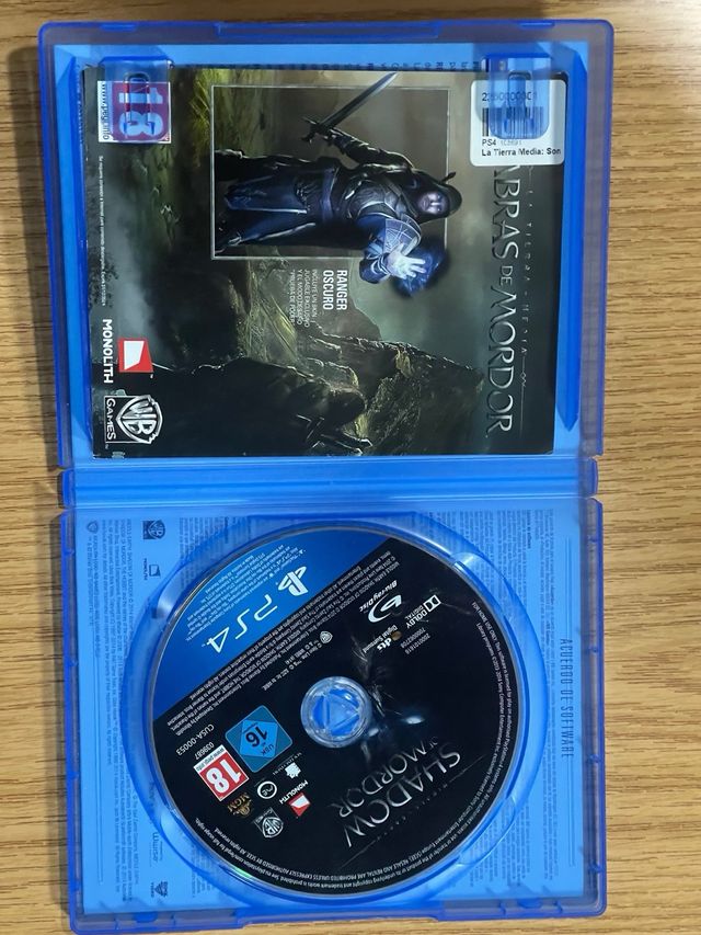 PS4 (PlayStation 4) Sombras de Mordor