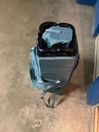 2 cunas viaje plegables 
