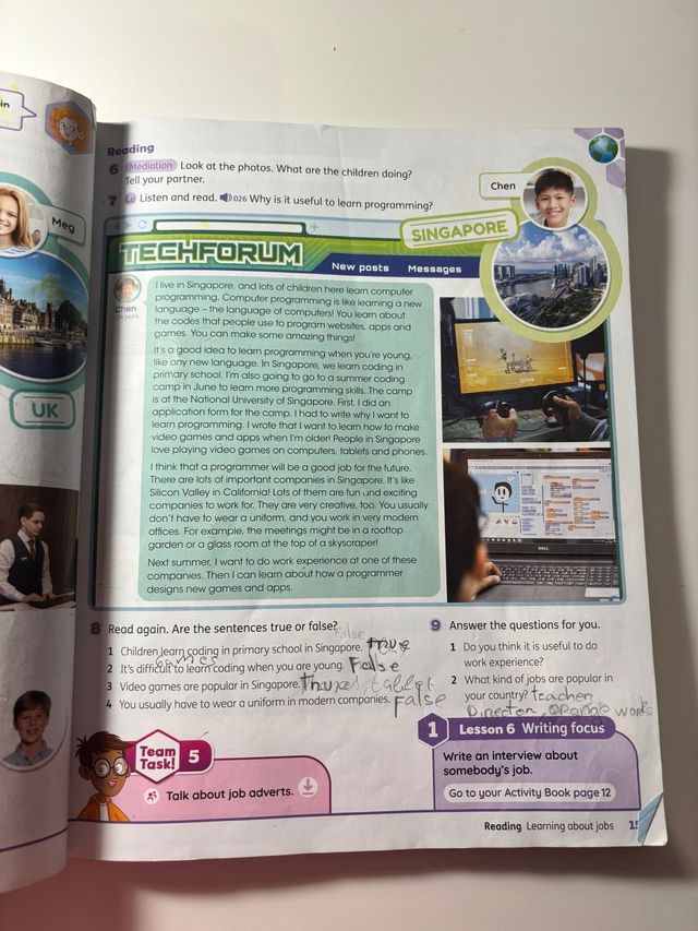 World Class 6. Class Book