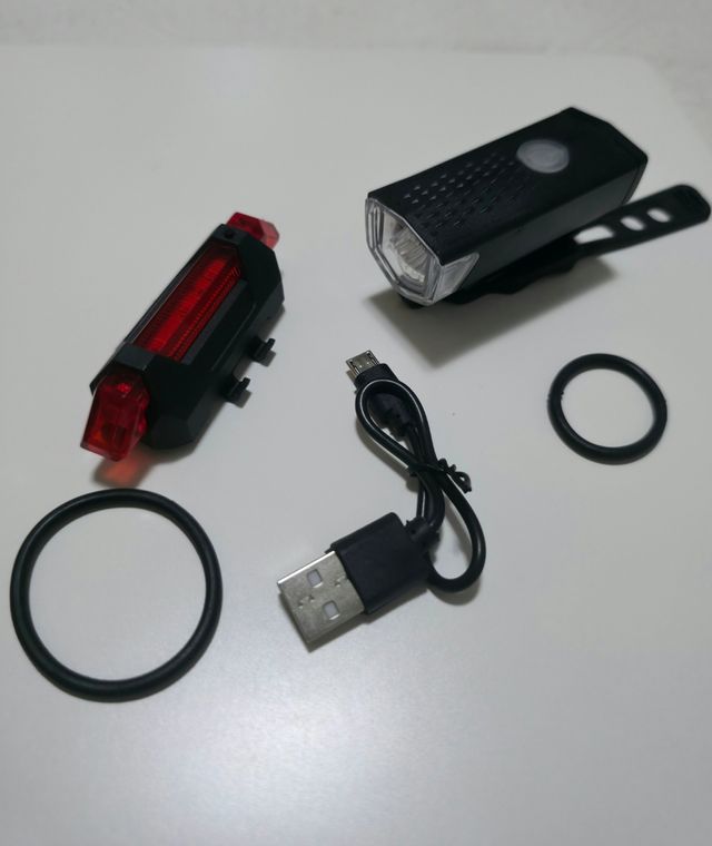 Luces Bicicleta - Delantera y Trasera
