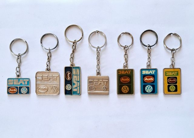 Portachiavi SEAT Audi Volkswagen gruppo VAG Vintage VW