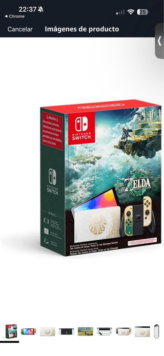Nintendo Switch OLED - Edición Zelda Tears of the 