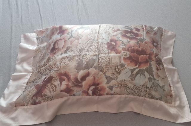 Parure letto matrimoniale raso e seta– Vintage ann