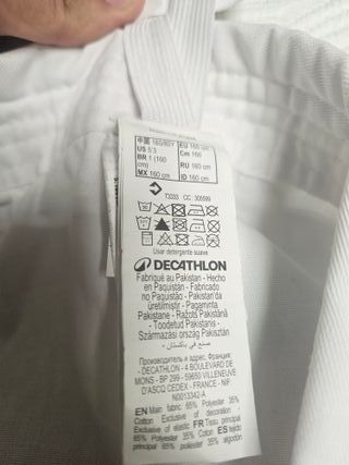 Kimono Karate Decathlon 160 cm