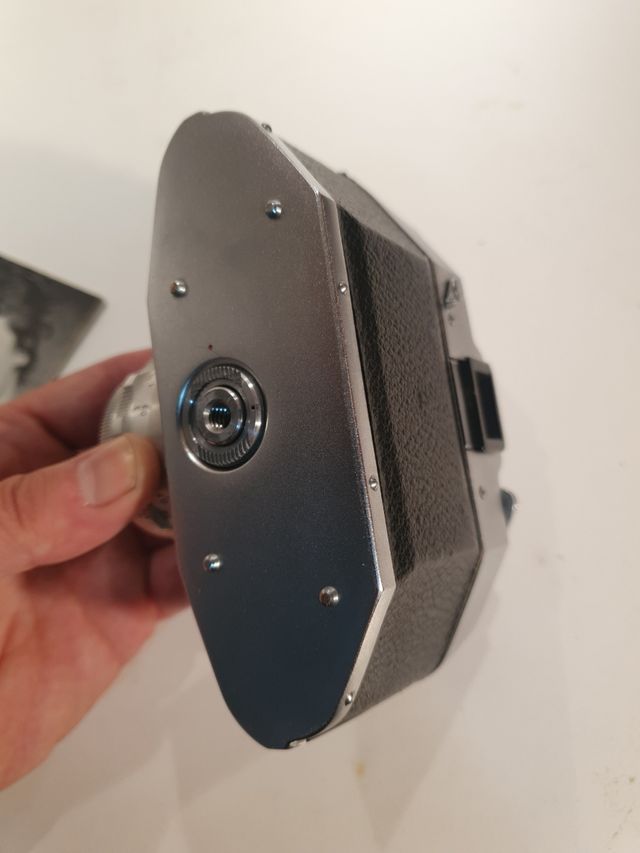 Camara Ihagee Exa IIa Zeiss Tessar 50mm