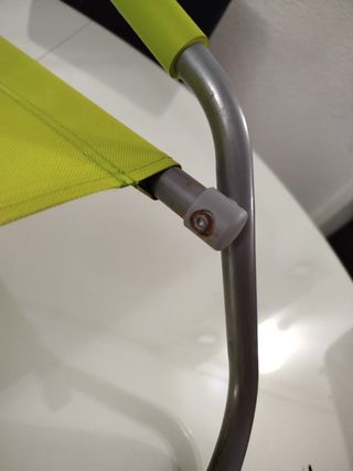 Silla Plegable Camping Gris-Verde