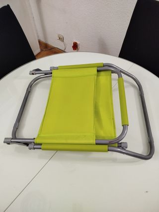 Silla Plegable Camping Gris-Verde