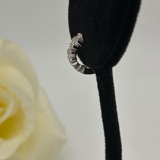 Pendientes Tous oro blanco 18kt con diamantes