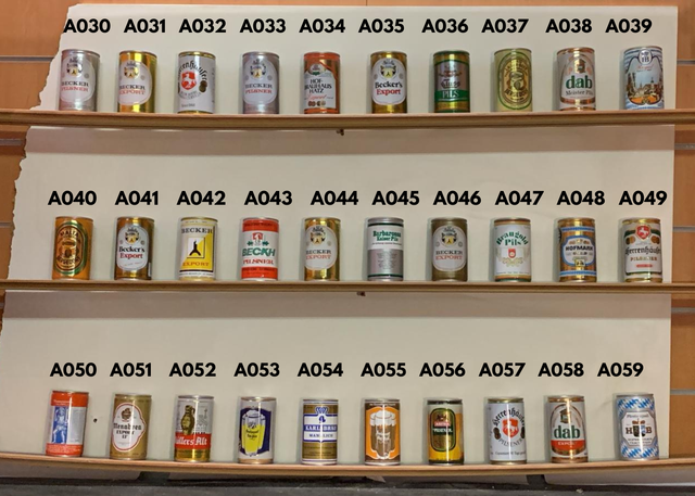 Lattine di birra da collezione