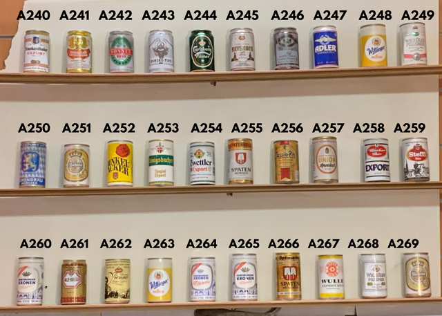 Lattine di birra da collezione