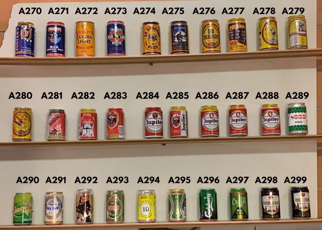 Lattine di birra da collezione