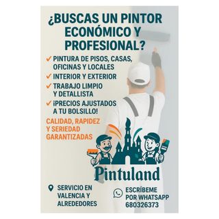 Pintor económico: ¡Precios ajustados!