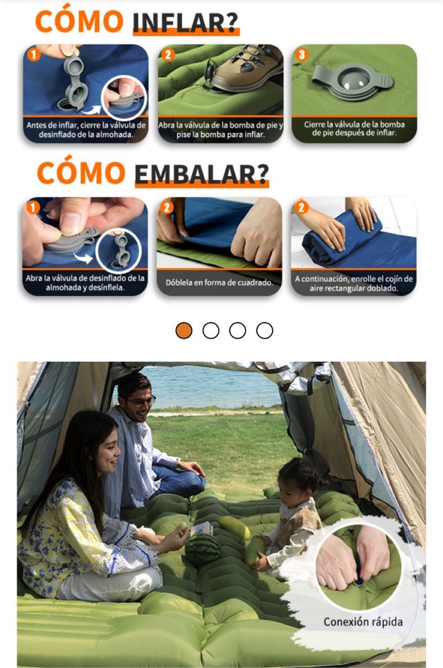 2 Colchonetas Camping Yuzonc Ultraligeras