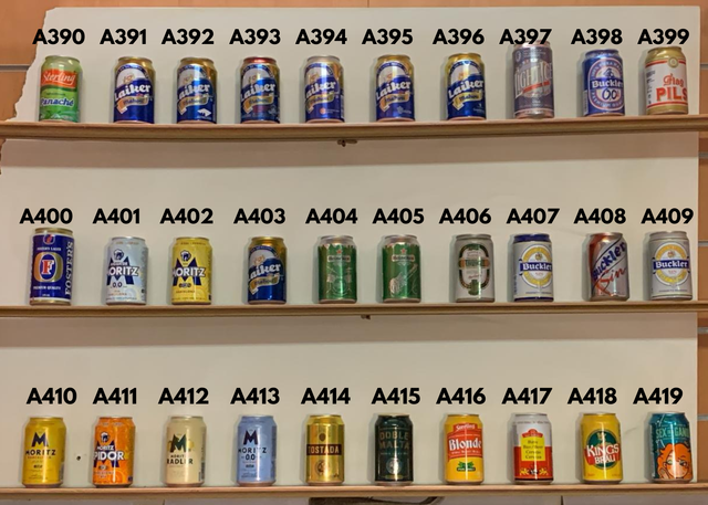 Lattine di birra da collezione