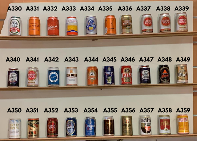 Lattine di birra da collezione