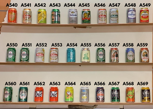 Lattine di birra da collezione